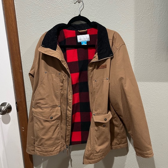 Columbia Other - Columbia Loma Vista Fleece Lined Winter Jacket EUC Size L Khaki Color